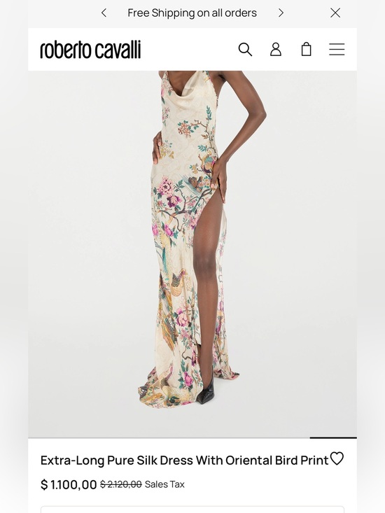 Roberto Cavalli Dresses & Skirts - NWT Roberto Cavalli Maxi Silk Printed Dress